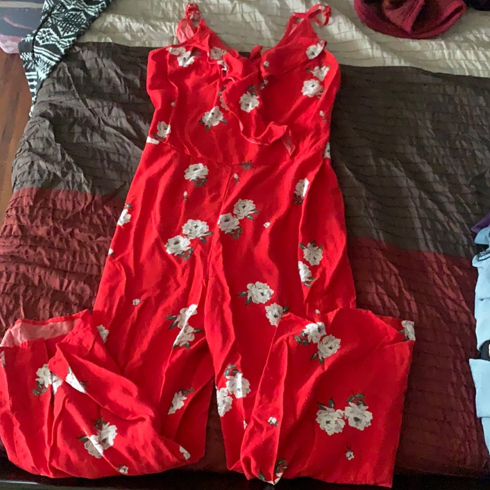 Red H&M Pant suit